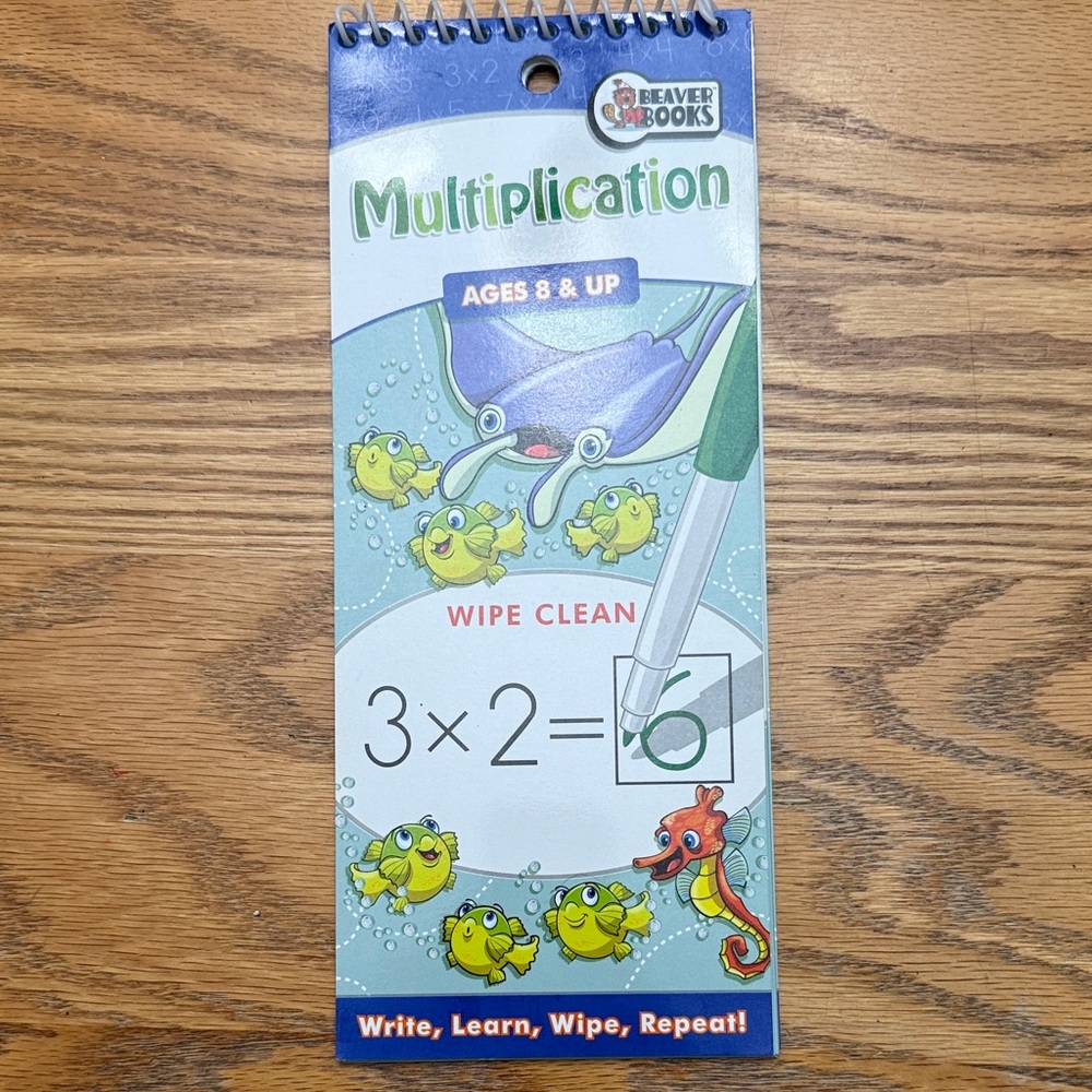 Math Learning Wipe Clean Book Set - Add, Subtract, Multiply & Divide - Picture 8 of 13